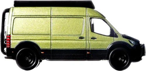 Miniatura 4 de Hot Wheels Car Culture Circuit Legend, Vehículo Coleccionable Premium de Mercedes-Benz Sprinter Van a Escala 1:64, Diseño de Alemania, Fundido a
