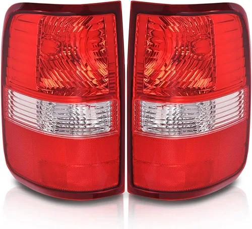 Miniatura 18 de G-PLUS Juego de luces traseras compatibles con Ford F150 2015 2016 2017, luces traseras izquierda y derecha, luces de freno con bombilla lente