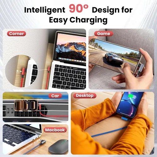 Miniatura 7 de Cable de carga múltiple USB C, cable de carga USB A/C a USB C, cable de carga dual tipo C, cable de carga múltiple 4 en 2 con 4 conectores tipo C