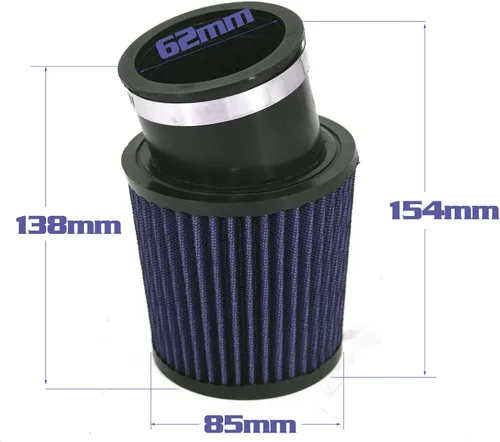 Miniatura 2 de Filtro de aire de 2.441 in, filtro de aire para 212cc 6.5 HP GX160 GX200 Mini Bike Trailmaster mid XRX Go Kart Cart Parts (azul)
