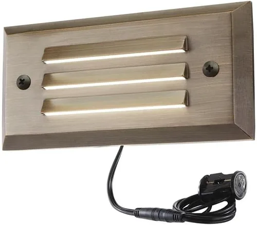 Miniatura 3 de Luz cálida blanca de la cubierta del paisaje del LED integrado al aire libre del latón de 2 vatios 2700K