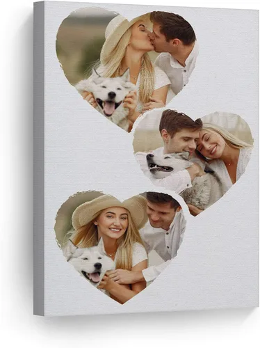 Miniatura 48 de Smile Art Design Impresión en lienzo personalizada: arte de pared con fotos personalizadas, hecho a pedido en Estados Unidos, lienzo premium