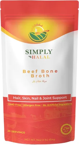 Proteína en polvo de caldo de huesos para articulaciones, piel, cabello, uñas, salud intestinal y apoyo digestivo - Suplemento de colágeno