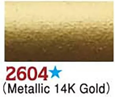 Miniatura 2 de Delta Creative Ceramcoat - Pintura acrílica metálica y perla en varios colores (2 onzas), 2604, oro metálico de 14 quilates