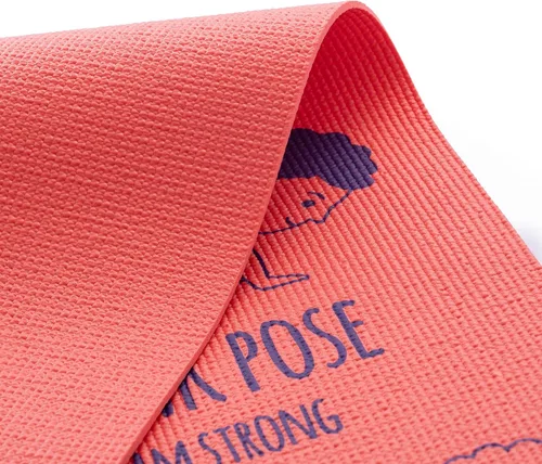 Miniatura 6 de Myga Estera de Yoga para Niños con Estampado de Seda, Estera de Yoga Antideslizante para Ejercicio de Niños, Fitness, Yoga y Mindfulness, Estera