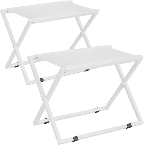 Miniatura 10 de IBUYKE Soporte de equipaje para todos los tamaños de maleta, soporte de equipaje de metal, soporte plegable para maleta, fácil de montar