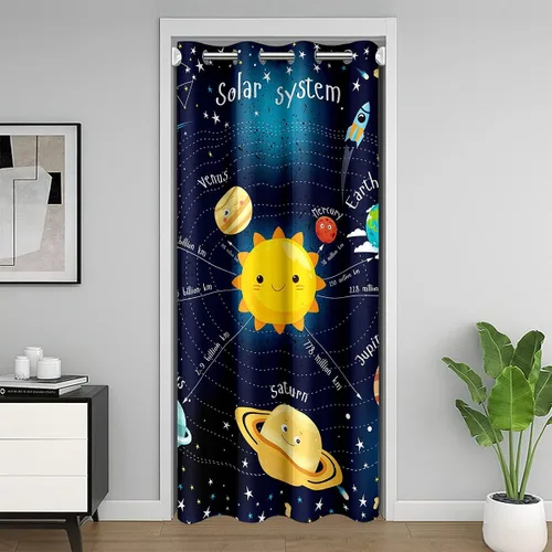 Miniatura 41 de Erosebridal Cortinas opacas de hojas para ventana de puerta, cortinas opacas de hojas blancas y negras, cortina de puerta de hojas, plantas Hojas