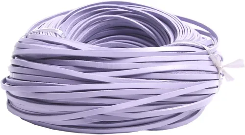 Miniatura 11 de Cuerda de cuero genuino de 21 yardas, cuerda plana de cuero trenzado para hacer joyas, collares, pulseras, cordones de zapatos, correas de bolsa