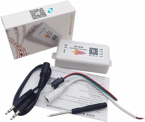 Miniatura 2 de Controlador Bluetooth inalámbrico SP105E iOS/Android APP para WS2811 WS2812B WS2815 WS2813 WS2801 SK6812 WS2815 SK9822 APA102 etc Tira LED Pixel