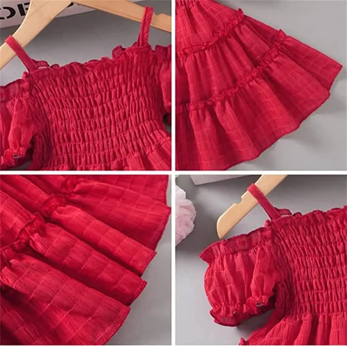Miniatura 4 de Vestidos de princesa de fiesta para niñas pequeñas de 18 meses a 8 años