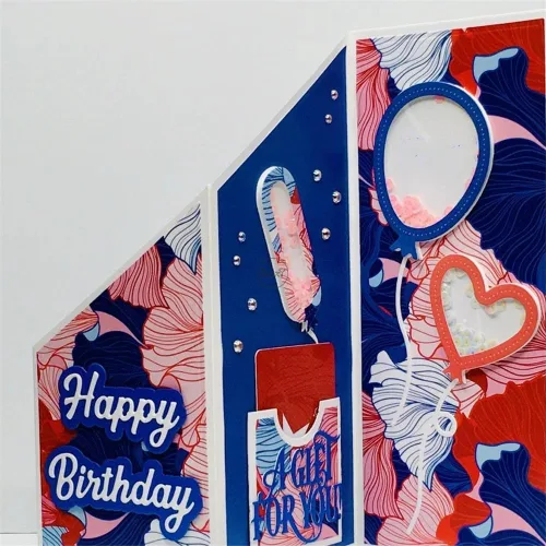 Miniatura 2 de DzIxY Shadow Happy Birthday - Troqueles de corte de metal para hacer tarjetas, kit de álbumes de recortes, papel en relieve, troquelados, plantillas