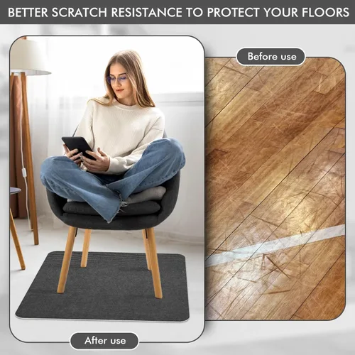 Miniatura 5 de Almohadillas reclinables para suelos de madera dura, pinzas reclinables antideslizantes, almohadillas para muebles para alfombras, tapete Gris