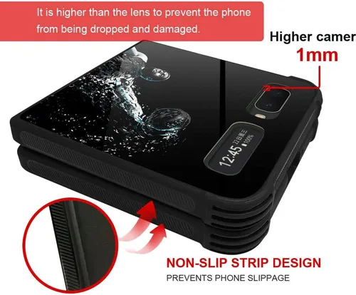 Miniatura 3 de Funda compatible con Samsung Galaxy Z Flip 5G, diseño de jugador de baloncesto 10 Galaxy Z Flip 5G para niños y hombres, TPU suave, antiarañazos, a