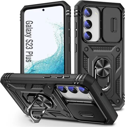 Miniatura 35 de Funda para Galaxy S22 Ultra, a prueba de golpes, resistente a los impactos con lente deslizante Funda protectora para Samsung Galaxy S22 Ultra 4G/5G