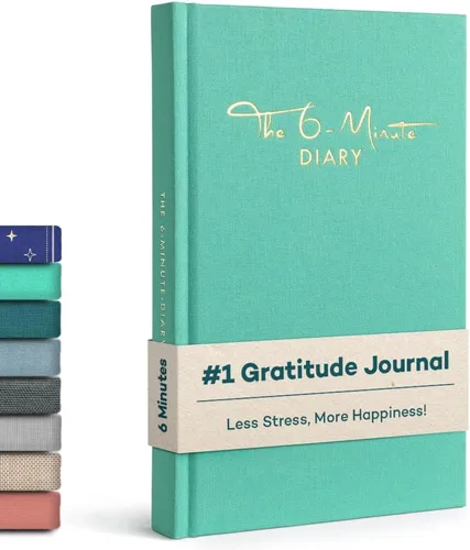 Miniatura 15 de Diario de 6 minutos – Diario de gratitud de 3 millones de usuarios para mujeres y hombres con indicaciones – Libro de autocuidado guiado basado