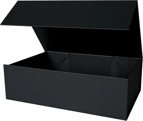 Miniatura 30 de Aimyoo Cajas de regalo magnéticas Galaxy negras con tapas 13.8x9x4.3 pulgadas, caja grande de propuesta para dama de honor y padrino, caja plegable