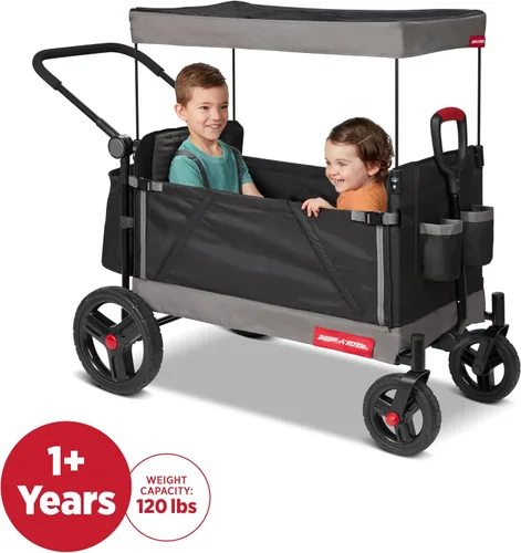 Miniatura 2 de Radio Flyer - Vagón para niños, cochecito de bebé, juguetes para exteriores para niños de 1 a 3 años, carrito rodante, carrito de playa con ruedas