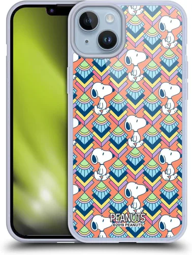 Miniatura 63 de Head Case Designs Snoopy Deco Dreams - Funda de gel suave con licencia oficial de Peanuts Blue Pattern compatible con Apple iPhone 7 Plus/iPhone 8