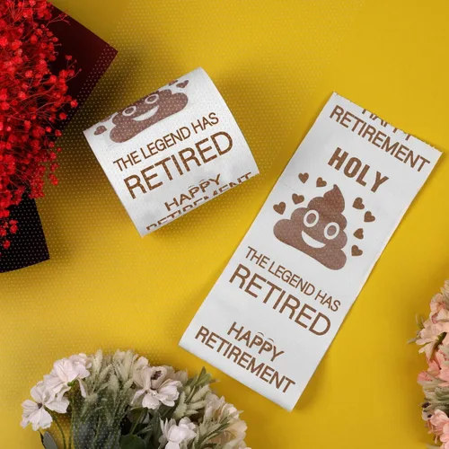 Miniatura 6 de Papel higiénico de jubilación para hombres y mujeres, regalo divertido para jubilados, regalo novedoso para compañeros de trabajo, decoraciones