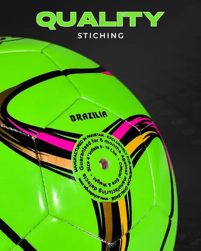 Miniatura 2 de American Challenge Brasilia - Balón de fútbol – Tamaños 5, 4, 3 y 2 – Balón de fútbol de entrenamiento para jóvenes y adultos para práctica