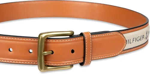 Miniatura 25 de Tommy Hilfiger Men's Fabric Inlay Casual Belt with Classic Harness Buckle
