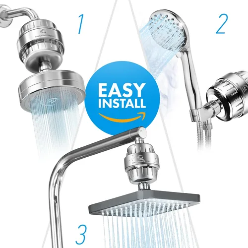 Miniatura 8 de AquaHomeGroup - Cartucho de repuesto para filtro de ducha premium de 20 etapas con hélice giratoria, paquete de 4 (sin carcasa) - Reemplazo de 20