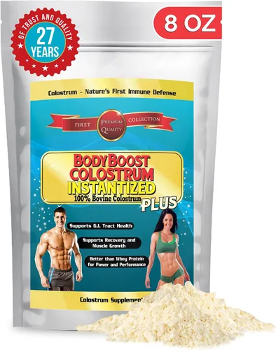 Miniatura 16 de BodyBoost Calostro instantáneo, 100% calostro bovino, suplemento de refuerzo inmunológico con inmunoglobulina y lactoferrina, súper alimento