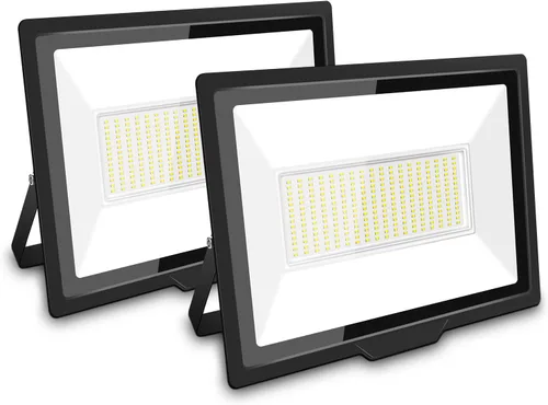 Miniatura 13 de SKYWORLD Paquete de 2 focos LED de 10 W para exteriores, luces de seguridad de 1000 lúmenes, lámpara exterior de 6000 K, luz blanca diurna, IP66