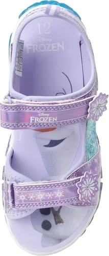 Miniatura 5 de Disney Sandalias para niñas, Frozen o Minnie Mouse con doble correa iluminada (niñaniña)