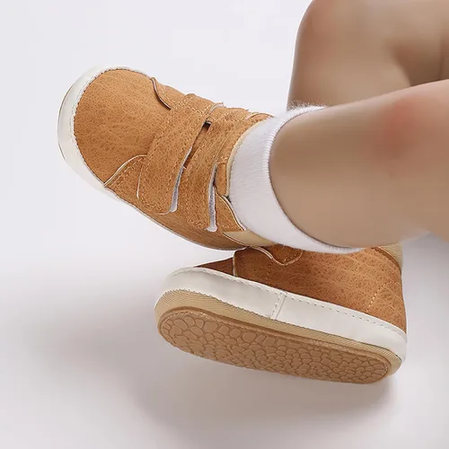 Miniatura 2 de SOFMUO Zapatos deportivos para bebés, niños y niñas, de piel sintética, antideslizantes, suela de goma suave, botines de vestir para niños pequeños