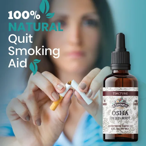 Miniatura 4 de OSHA Extracto líquido de raíz para apoyo respiratorio, tintura orgánica OSHA desintoxicación pulmonar natural, 2 onzas líquidas