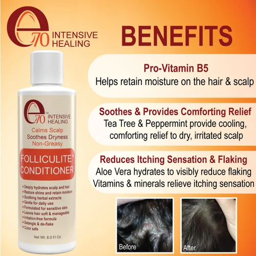 Miniatura 2 de Acondicionador de tratamiento de foliculitis con 3% de BHA, ácido salicílico, aceite de árbol de té y extractos de manzanilla, antipicazón