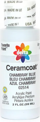 Miniatura 77 de Delta Creative Ceramcoat - Pintura acrílica en varios colores (2 onzas), 2436, carbón