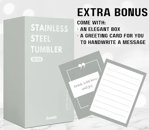 Miniatura 5 de Onebttl Regalos personalizados para hombres con iniciales, vaso de viaje con monograma para él, tazas de café personalizadas, regalos únicos