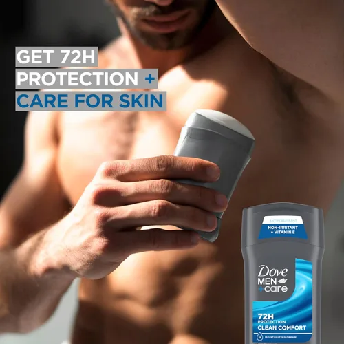Miniatura 5 de DOVE MEN + CARE Desodorante antitranspirante Stick Clean Comfort Twin Pack 72 horas de protección contra el sudor y el olor antitranspirante