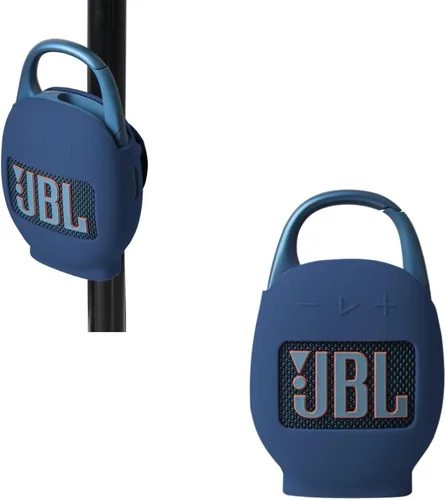 Miniatura 11 de Hermitshell Estuche de transporte de silicona de repuesto para altavoz Bluetooth inalámbrico JBL Clip 3 portátil e impermeable (negro camuflaje)
