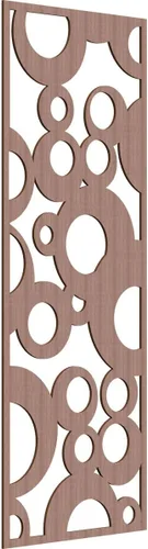 Miniatura 26 de Farwell Paneles de pared decorativos de madera con calado, 13 3/8 pulgadas de ancho x 34 3/8 pulgadas de alto x 1/4 de alto, roble rojo rojo