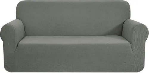 Miniatura 12 de CHUN YI - Funda elástica de 1 pieza para sillón grande, funda protectora suave de Jacquard con elastano, detalle de cuadros y parte inferior