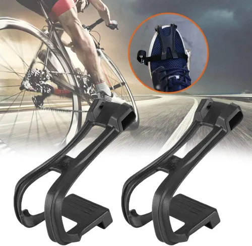Miniatura 2 de VGEBY - Clip para dedos, correa de pedal, jaula antideslizante para pedal, engranaje fijo antideslizante para carretera de montaña