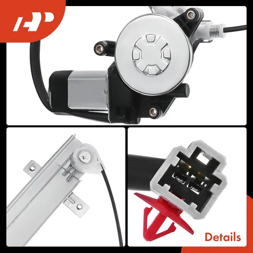 Miniatura 7 de A-Premium Elevalunas eléctrico con motor compatible con Honda Element 2003-2010 Delantero derecho del pasajero