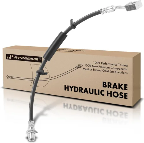 A-Premium Manguera hidráulica de freno delantero izquierdo compatible con Jeep Grand Cherokee 2011-2015 Dodge Durango 2011-2016/2018-2021 Reemplazo#