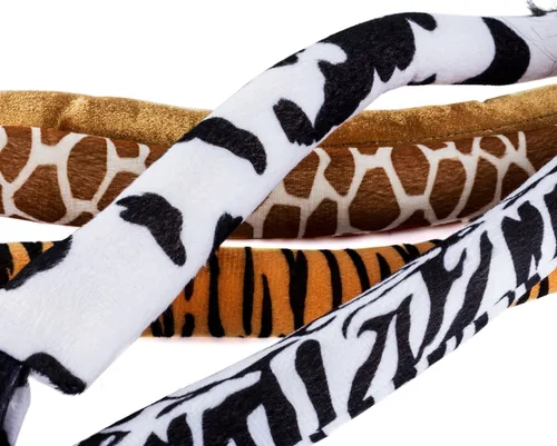 Miniatura 2 de Tigerdoe Sombrero de disfraz de cola de animal, talla única, disfraz para fiestas, niños o adultos, temática de selva o safari