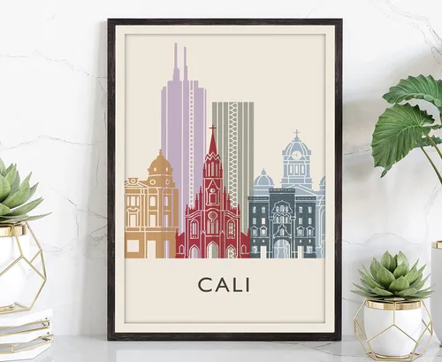 Miniatura 48 de Póster de ilustración de Lisboa, póster de horizonte de Lisboa Portugal, impresión de paisaje urbano y monumento, arte de pared para el hogar