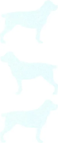 Miniatura 6 de LiteMark Calcomanías reflectantes de color amarillo limón de 2.5 pulgadas Rottweiller - Paquete de 3 Lemon Yellow