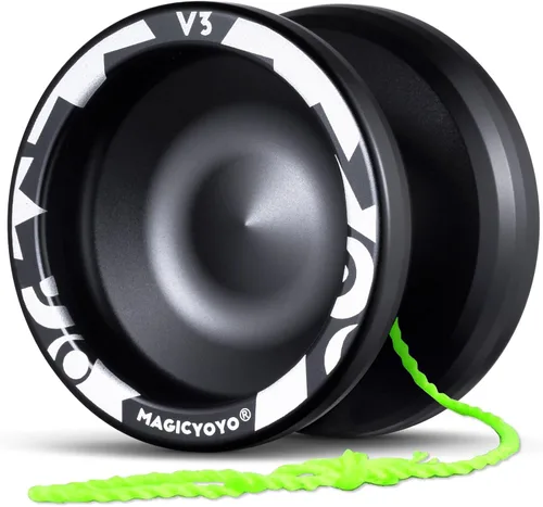 Miniatura 18 de MAGICYOYO Yoyos responsivos para niños principiantes, paquete de 2 Pro Yoyo, truco de doble función, Yoyo V3 + Yoyo K2 de cristal con 12 cuerdas