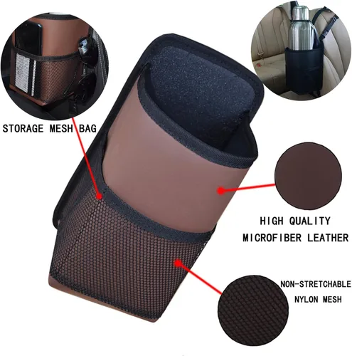 Miniatura 4 de Expansor de portavasos grande para automóvil, se adapta a botellas de agua grandes de 24/36/40/46 oz, bolsa portabebidas grande - vehículo