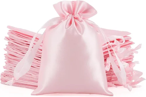Miniatura 11 de Bolsas de regalo pequeñas de satén negro, 30 unidades de 3 x 4 con cordón, para aula de niños, boda, cumpleaños, graduación, recuerdos de fiesta