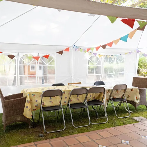 Miniatura 4 de Quictent gazebo con toldo para fiestas de bodas exterior 10 'X 20' con 6 paredes laterales extraíbles & elegante ventana de iglesia