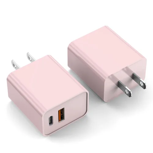 Miniatura 8 de Bloque de carga para iPhone 16/15, bloque de carga USB C [paquete de 2] 20 W de doble puerto PD rápido USB C adaptador de cargador de pared USB A