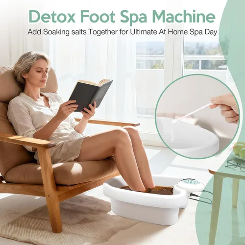 Miniatura 5 de Máquina de desintoxicación iónica para baño de pies, spa de desintoxicación de pies de iones para uso doméstico, salón de belleza, club de spa